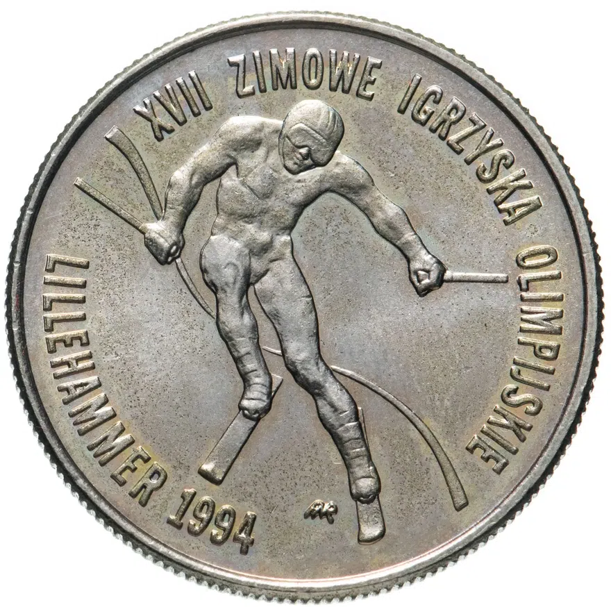Польша 20000 злотых (zlotych) 1993  XVII зимние Олимпийские Игры, Лиллехаммер 1994