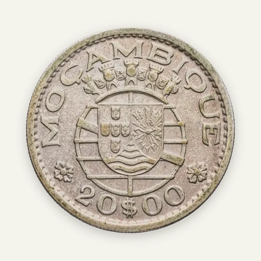 Мозамбик 20 эскудо (escudos) 1955, реверс
