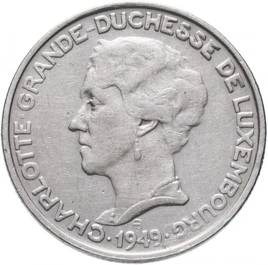 Люксембург 5 франков (francs) 1949