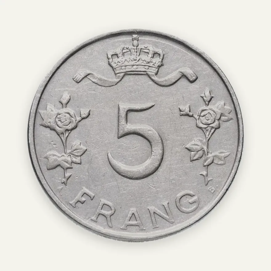 Люксембург 5 франков (francs) 1949, реверс