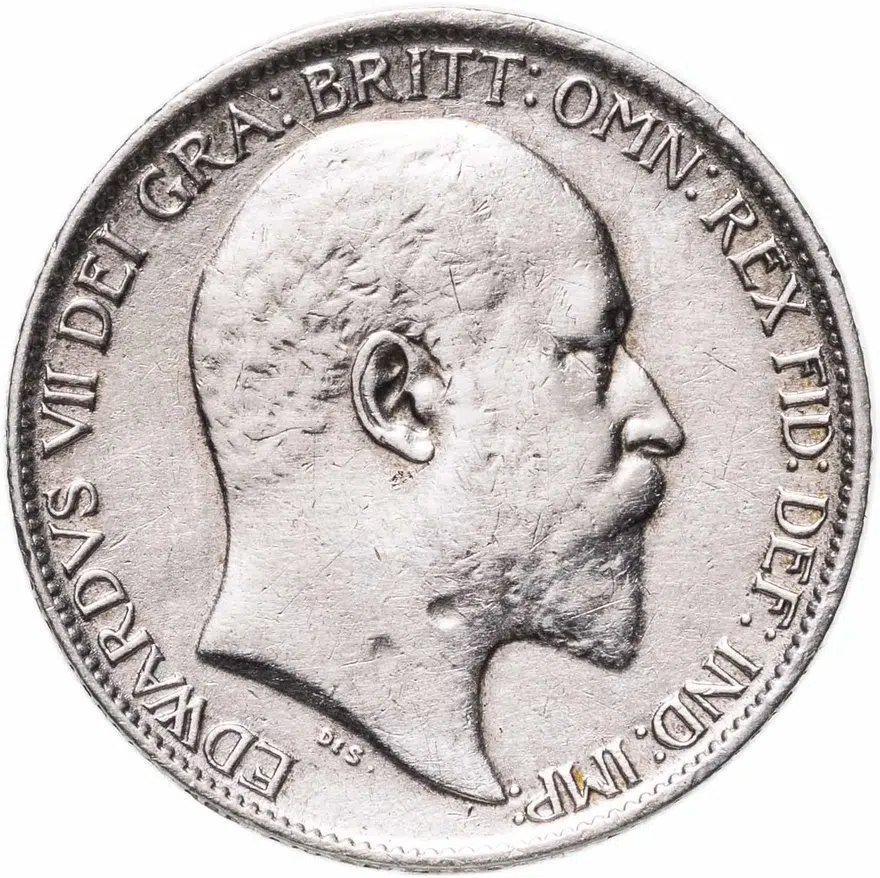 Великобритания 6 пенсов (pence) 1903, реверс