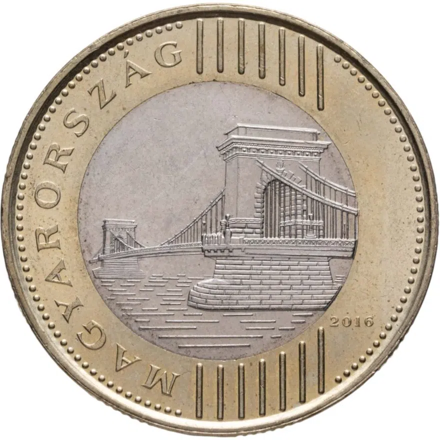 Венгрия 200 форинтов (forint, ketszaz) 2016, реверс