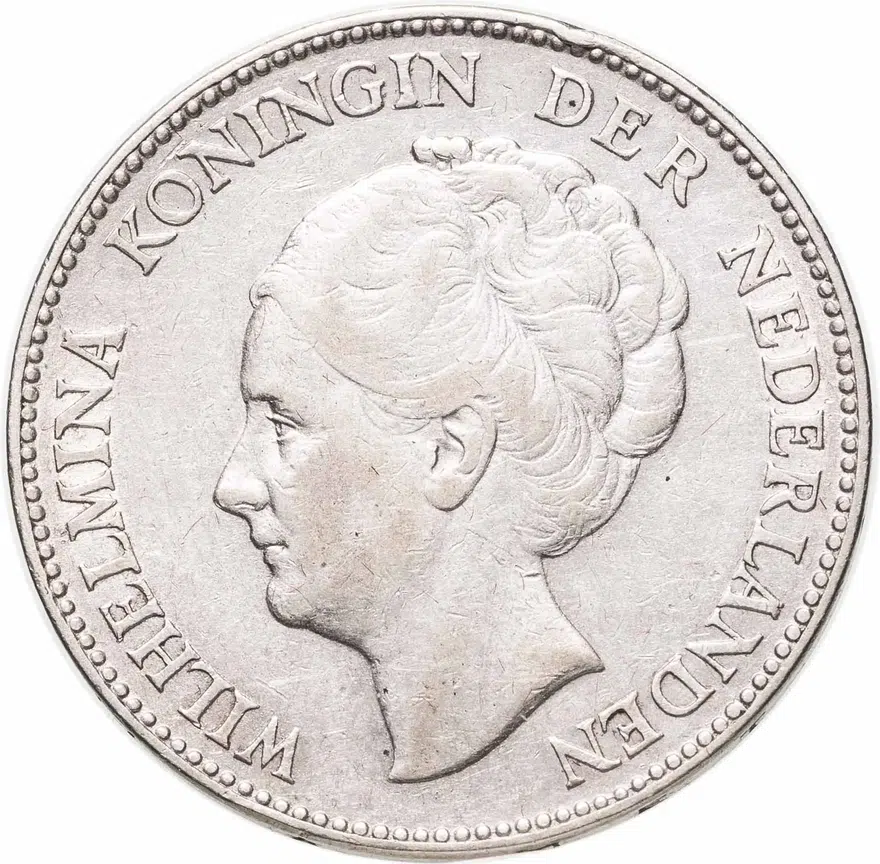 Нидерланды 1 гульден (gulden) 1928, реверс