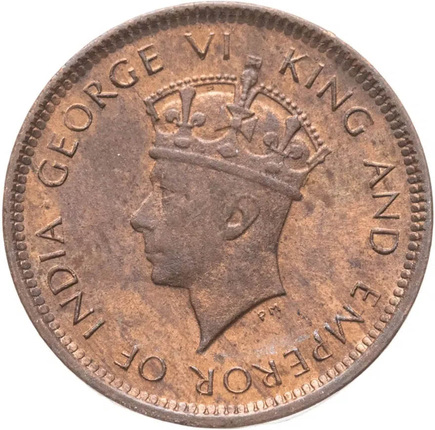 Цейлон 1/2 цента (cent) 1937