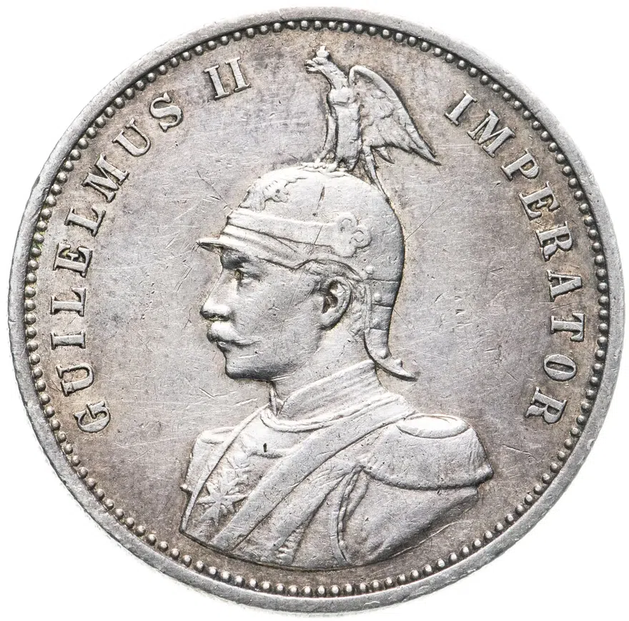 Германская Восточная Африка 1 рупия (rupee) 1911 A  знак монетного двора "A" — Берлин