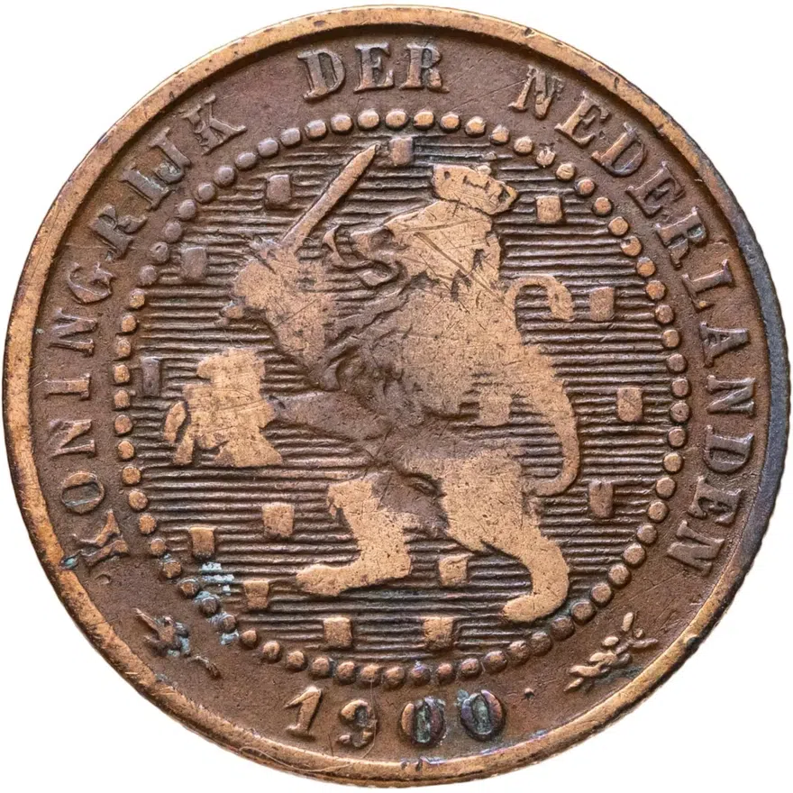 Нидерланды 1 цент (cent) 1900