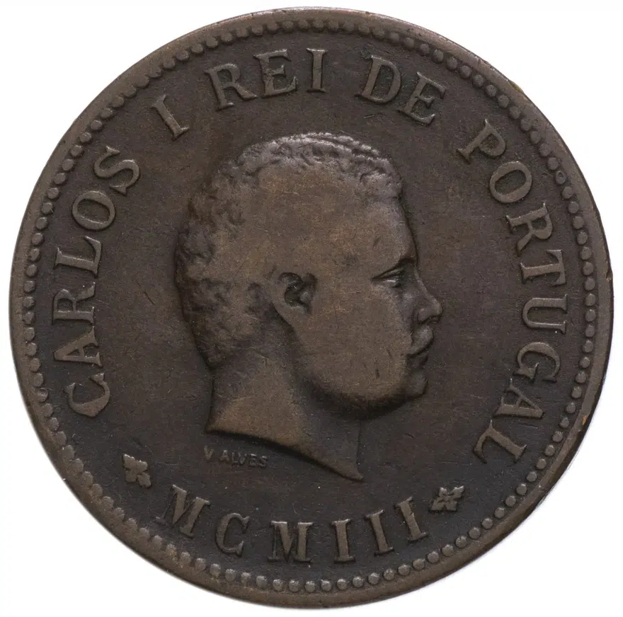 Индия (Португальская) 1/2 танга (tanga) 1903