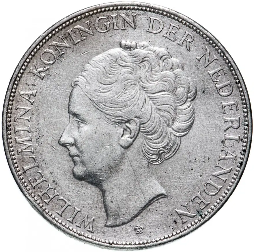 Нидерланды 2 1/2 гульдена (gulden) 1939