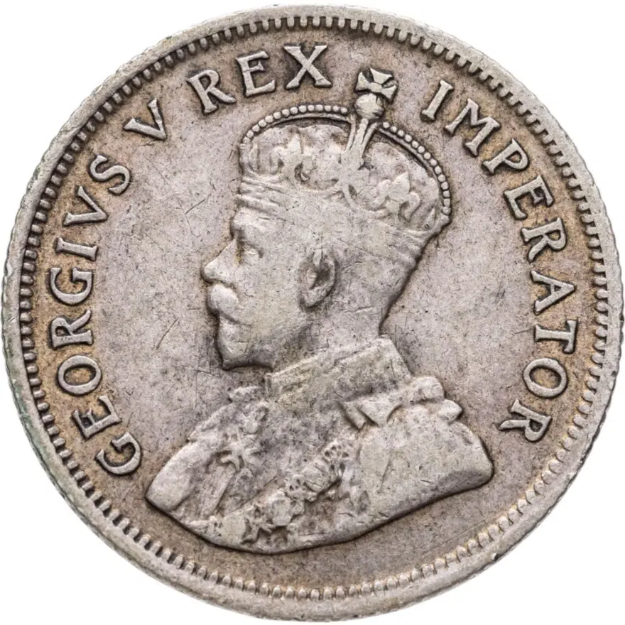 ЮАР 1 шиллинг (shilling) 1923, реверс