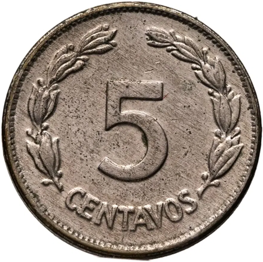 Эквадор 5 сентаво (centavos) 1946