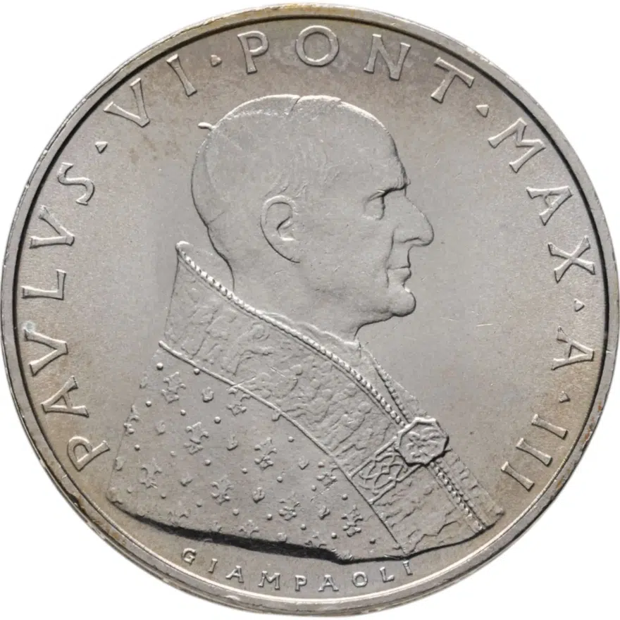 Ватикан 500 лир (lire) 1965