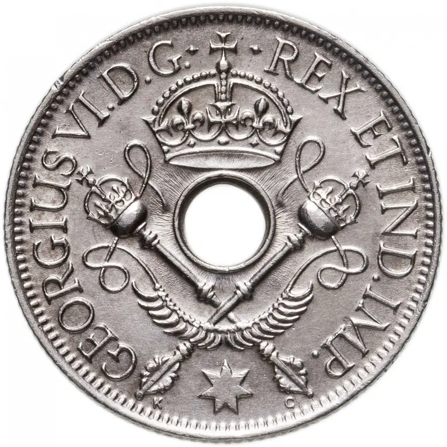 Новая Гвинея 1 шиллинг (shilling) 1945