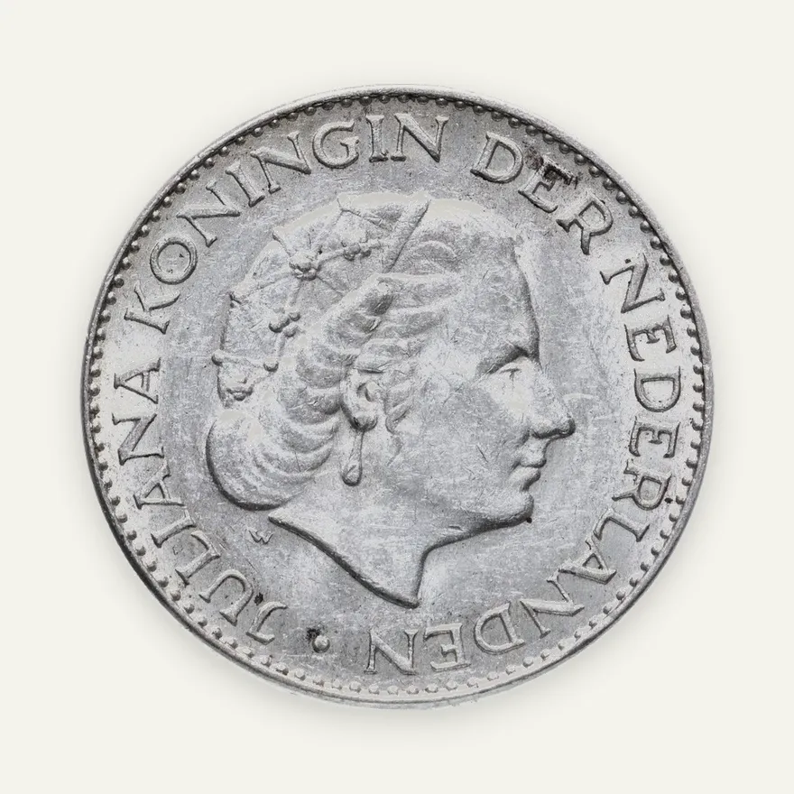 Нидерланды 1 гульден 1966, реверс