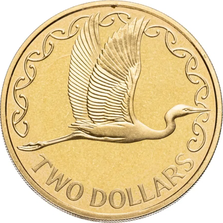 Новая Зеландия 2 доллара (dollars) 1994