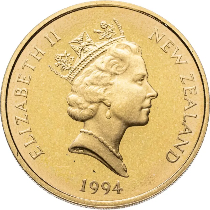 Новая Зеландия 2 доллара (dollars) 1994, реверс