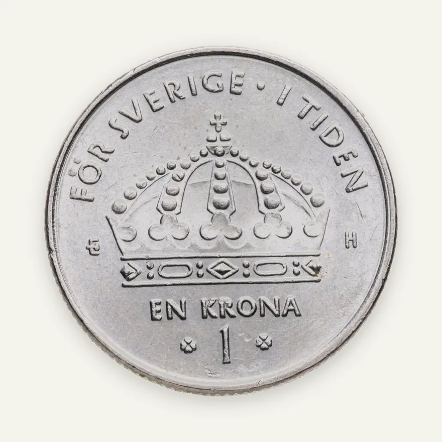 Швеция 1 крона (crown) 2003, аверс