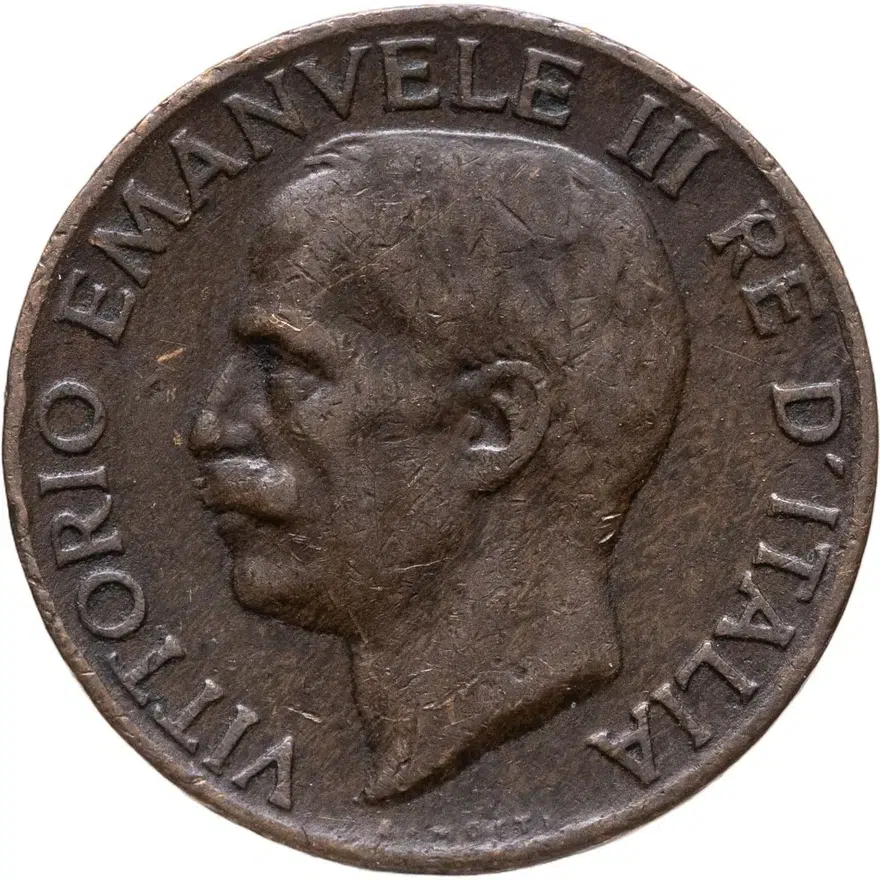 Италия 5 чентезимо (centesimi) 1930, реверс
