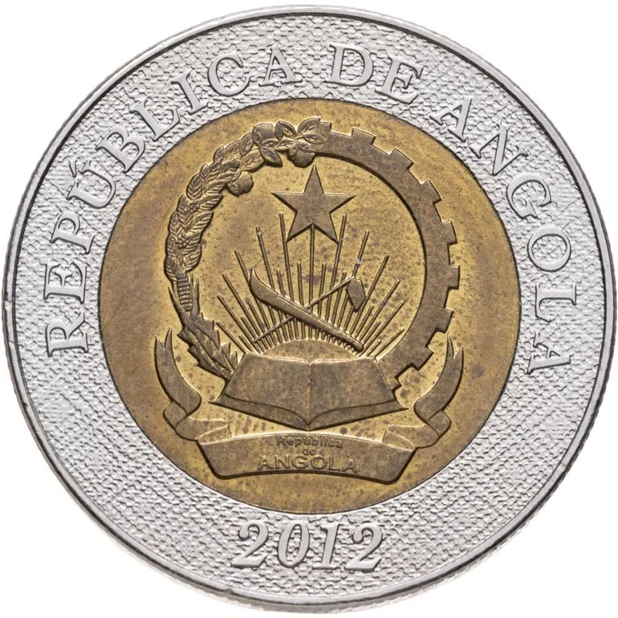 Ангола 10 кванз (kwanzas) 2012, реверс
