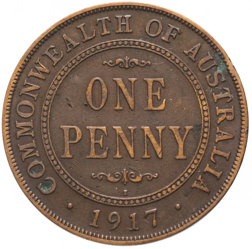 Австралия 1 пенни (penny) 1917