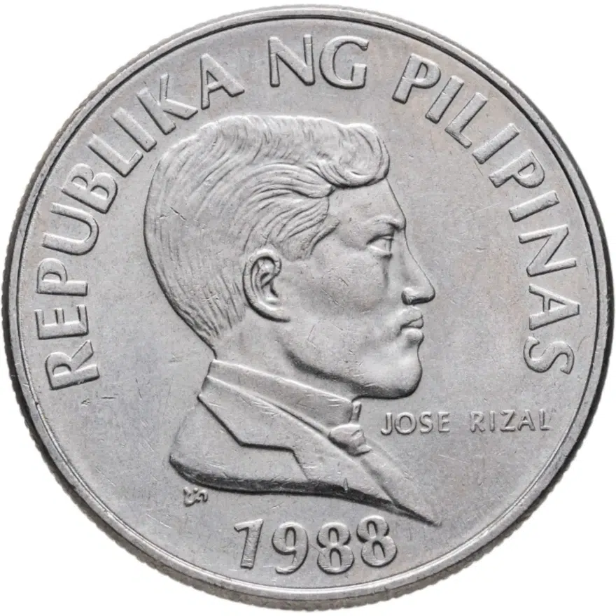 Филиппины 1 песо (piso) 1988