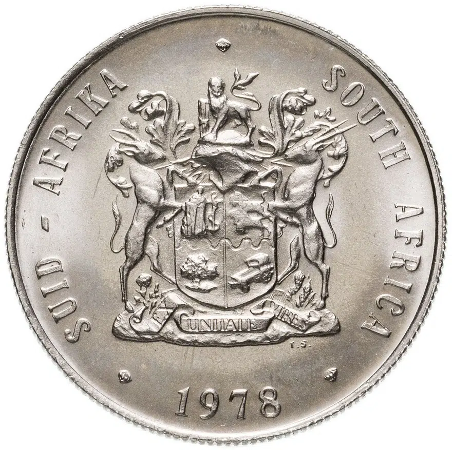 ЮАР 1 ранд (рэнд, rand) 1978, реверс