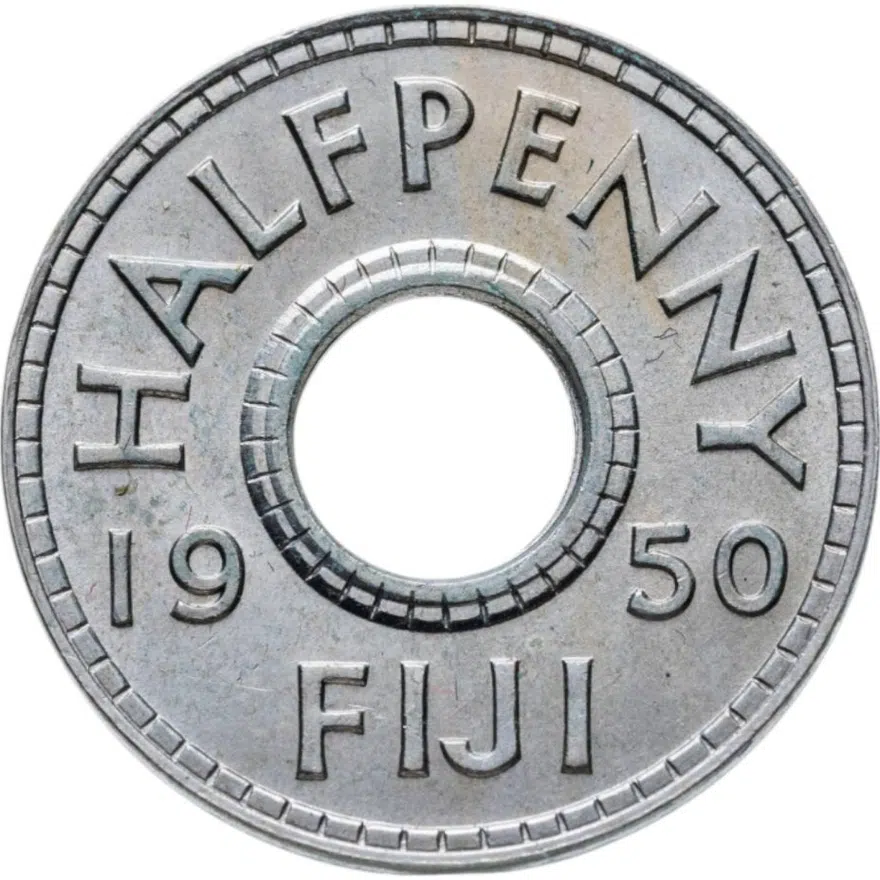 Фиджи 1/2 пенни (penny) 1950