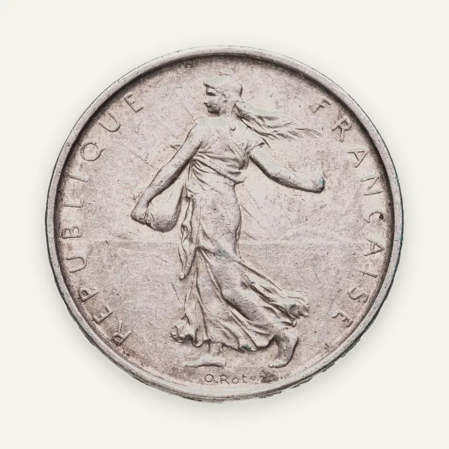 Франция 5 франков (francs) 1963, аверс