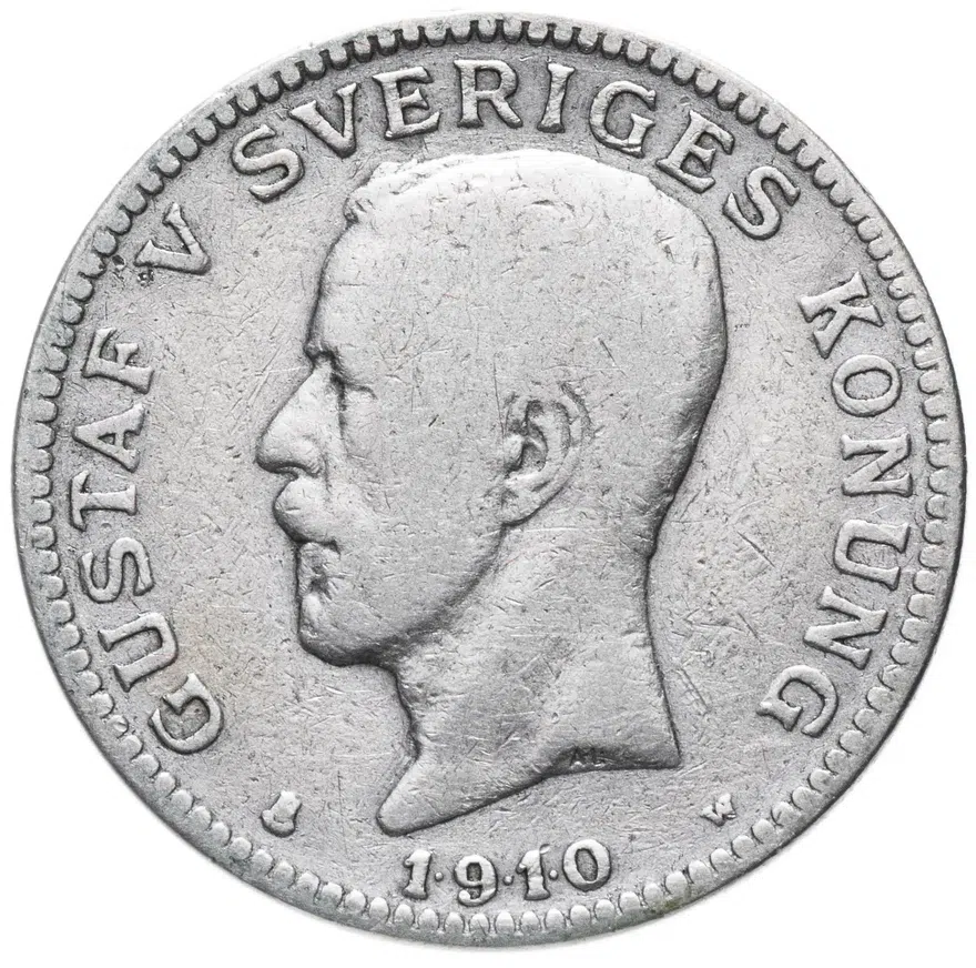 Швеция 1 крона 1910
