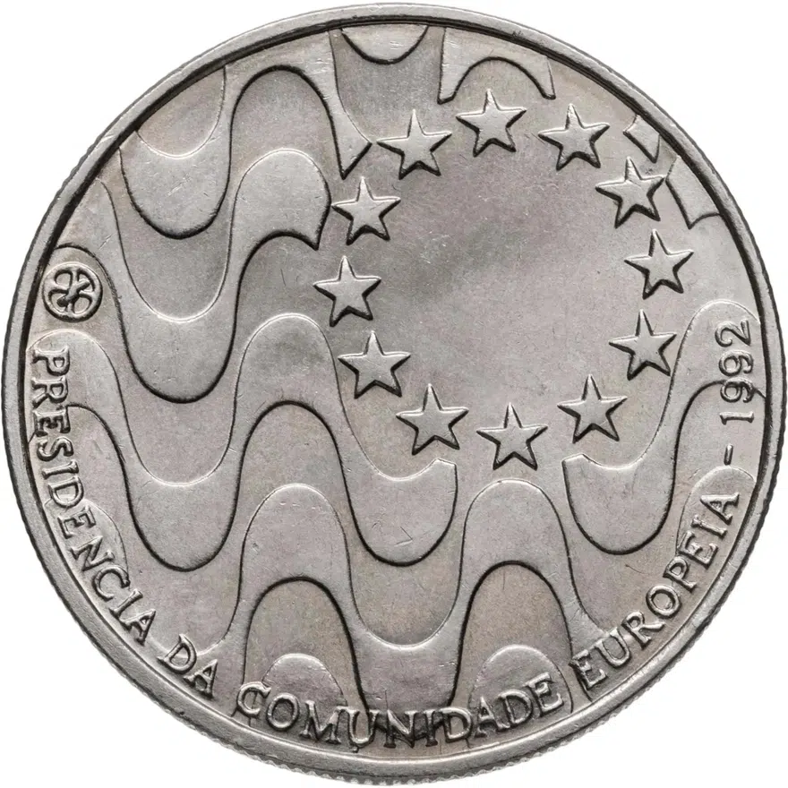 Португалия 200 эскудо (escudos) 1992  Председательство Португалии в Евросоюзе