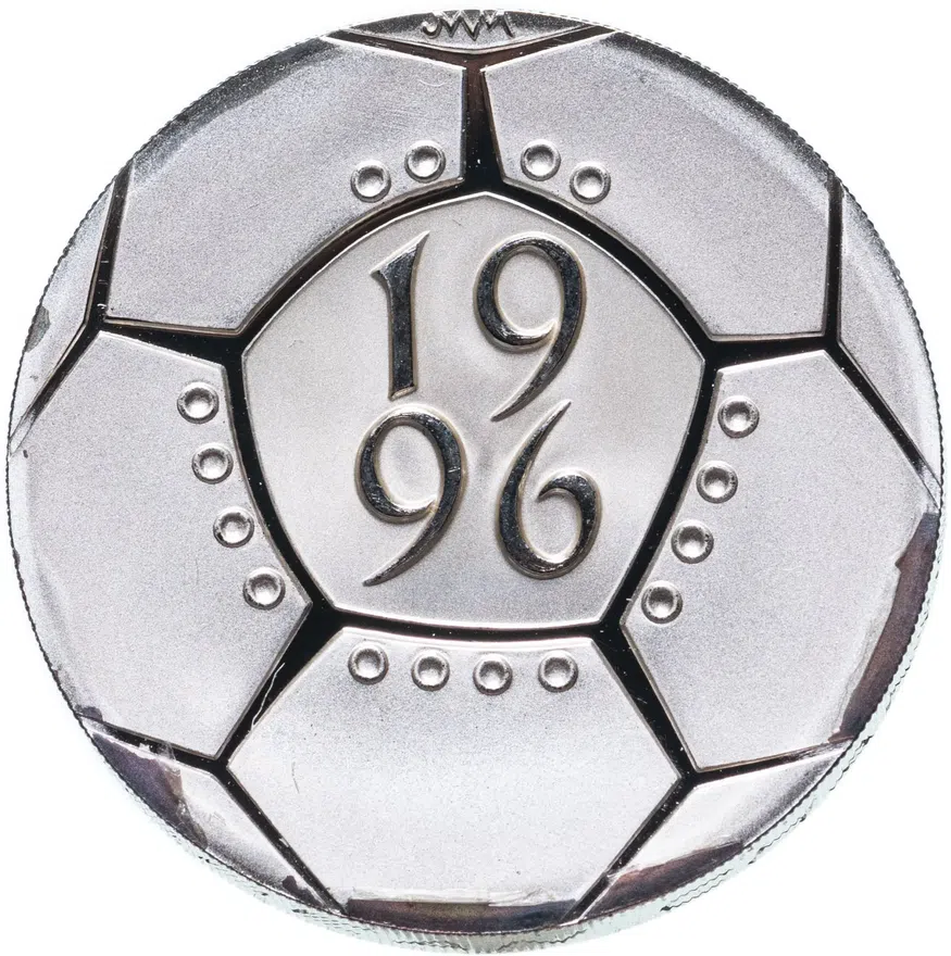 Великобритания 2 фунта (pounds) 1996  Euro'96 Футбольный чемпионат