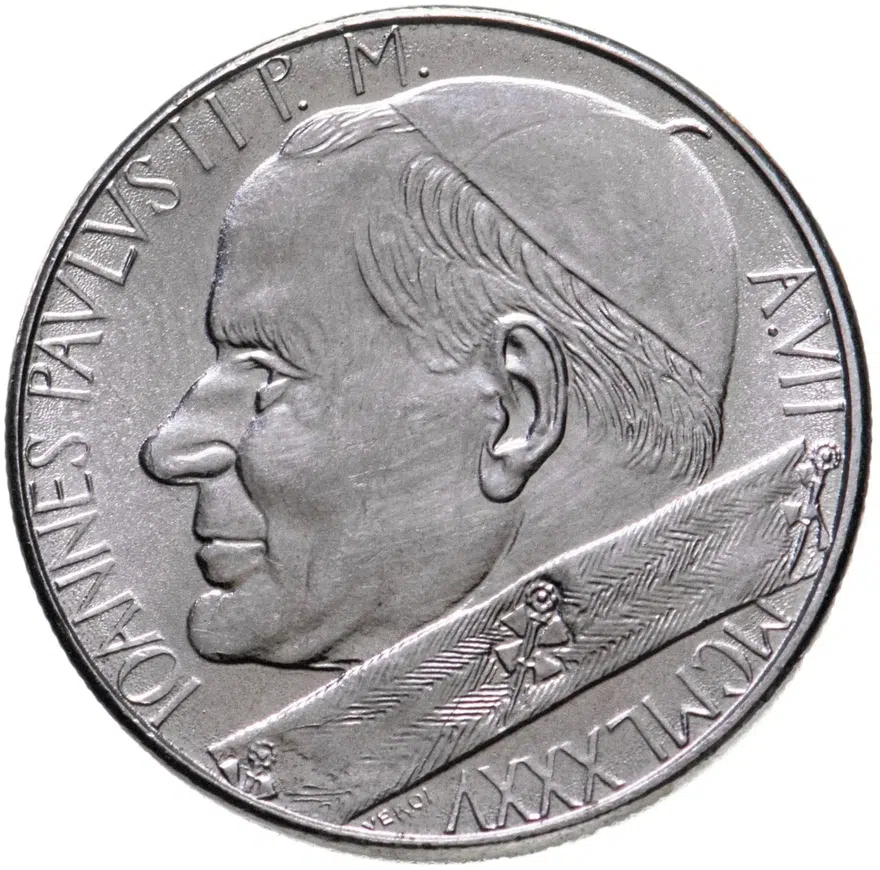 Ватикан 50 лир 1985