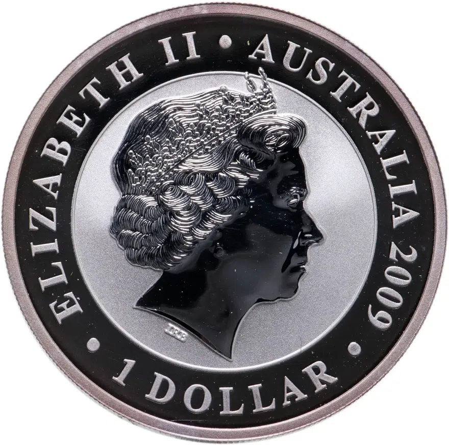 Австралия 1 доллар (dollar) 2009  Австралийская Коала, реверс