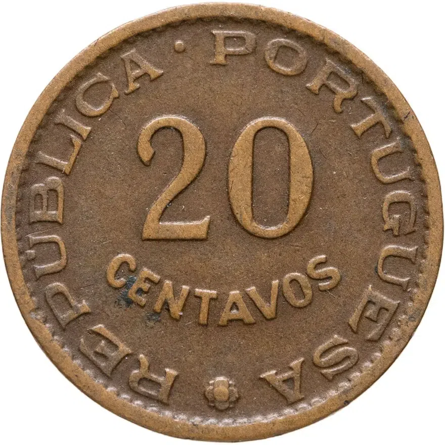 Мозамбик 20 сентаво (centavos) 1961