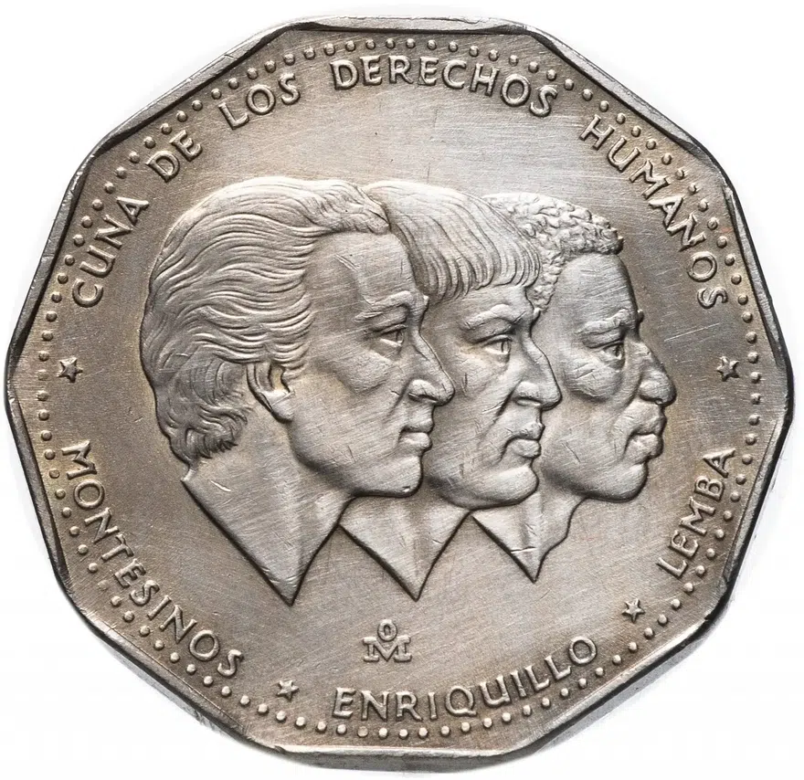 Доминикана 1 песо (peso) 1984, реверс