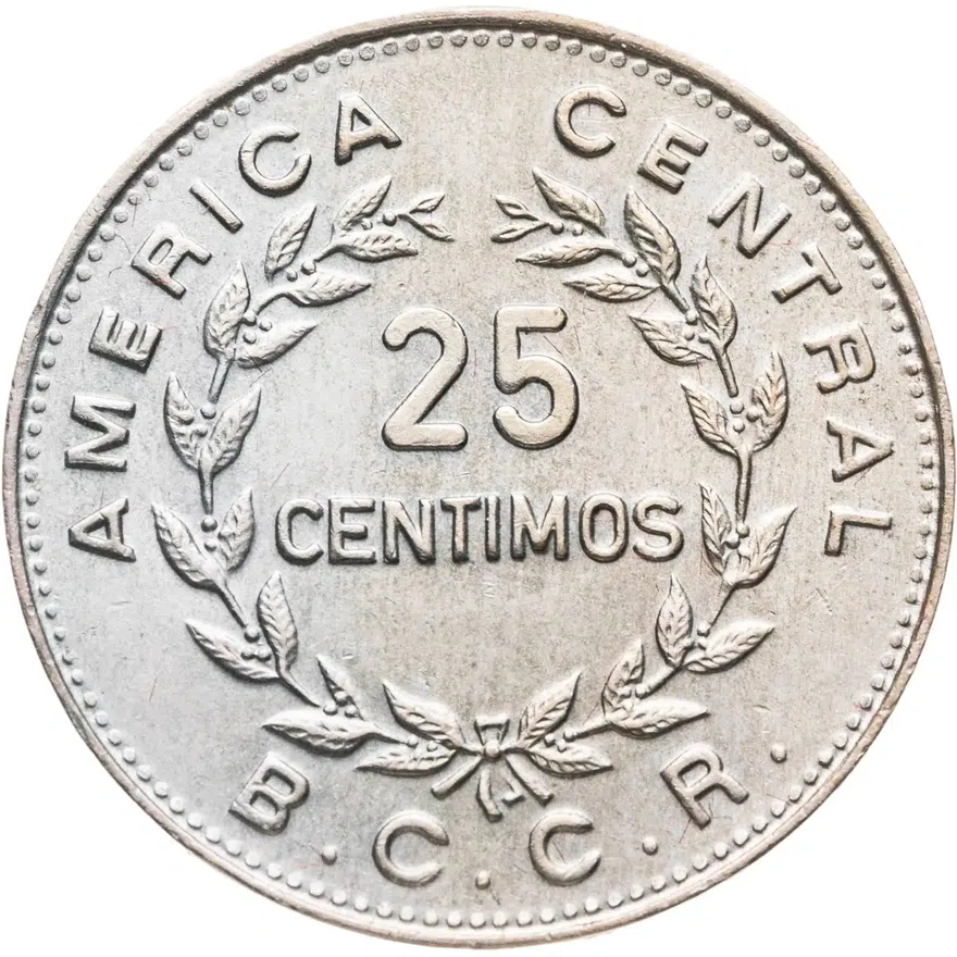 Коста-Рика 25 сентимо (centimos) 1972