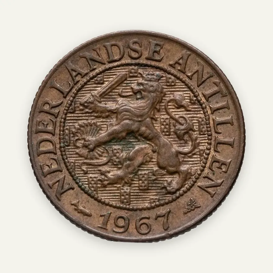 Нидерландские Антильские острова 1 цент (cent) 1967, реверс