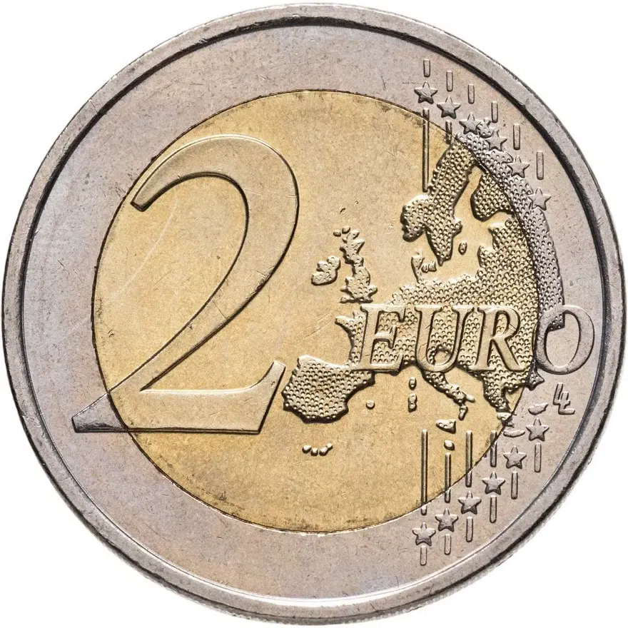 Греция 2 euro (евро) 2007 50-летие Римскому договору, реверс