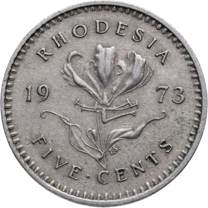 Родезия 5 центов (cents) 1973