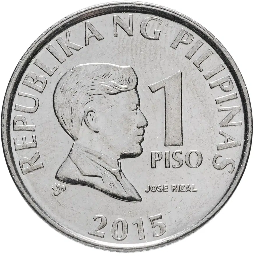 Филиппины 1 писо (piso) 2015
