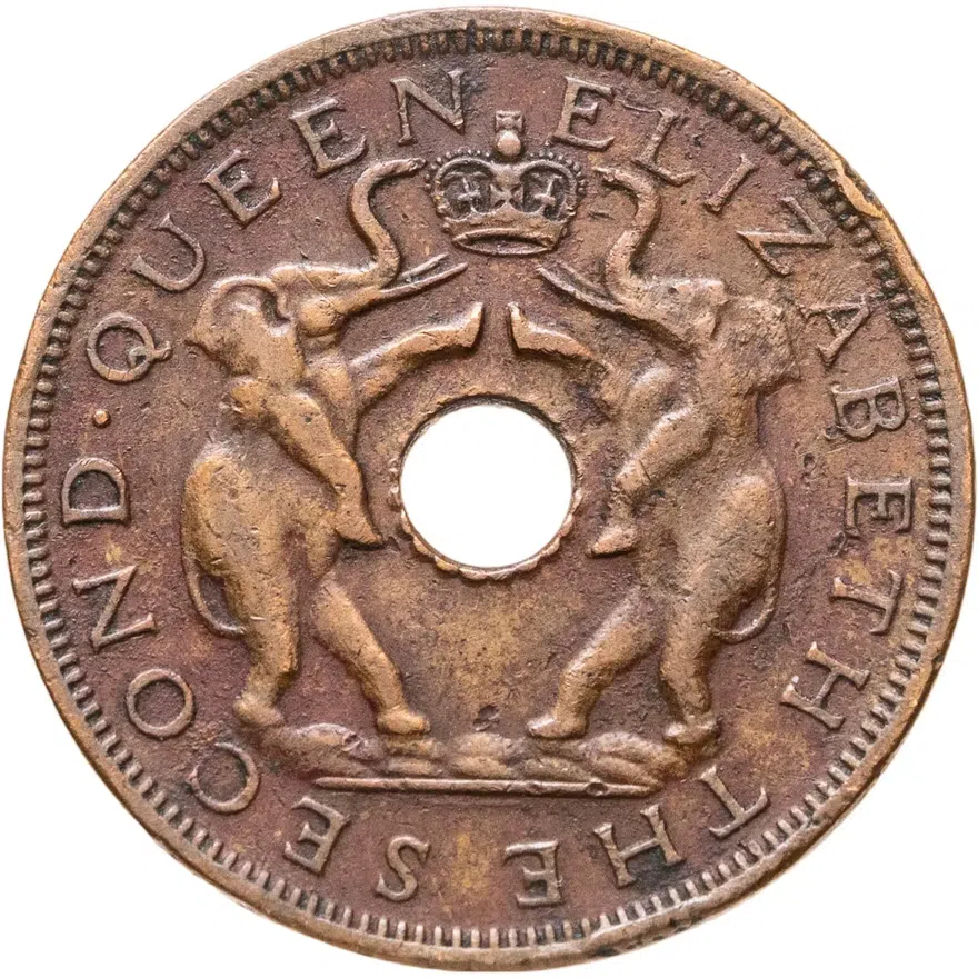 Родезия и Ньясаленд 1 пенни (penny) 1961
