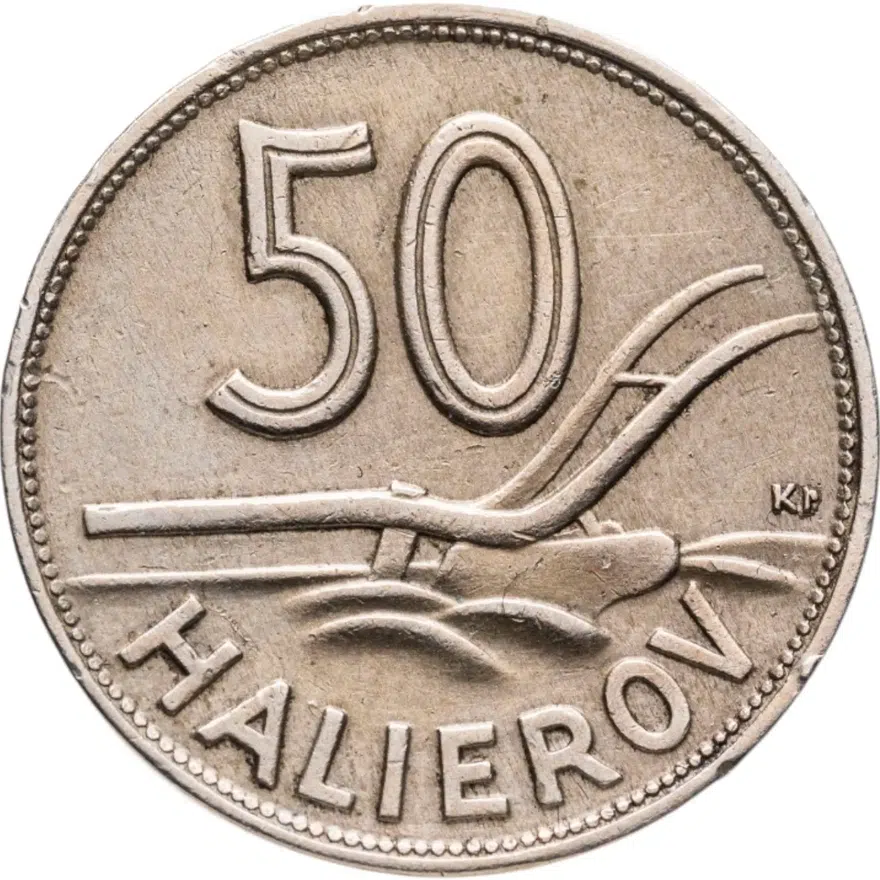 Словакия 50 геллеров (halierov) 1940