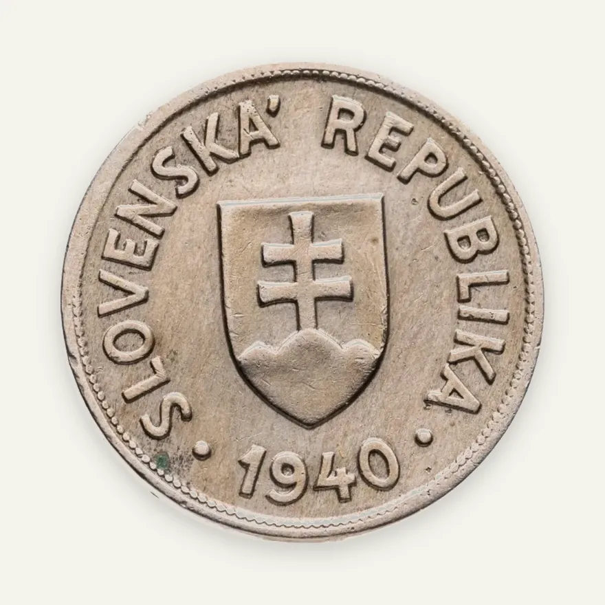 Словакия 50 геллеров (halierov) 1940, реверс
