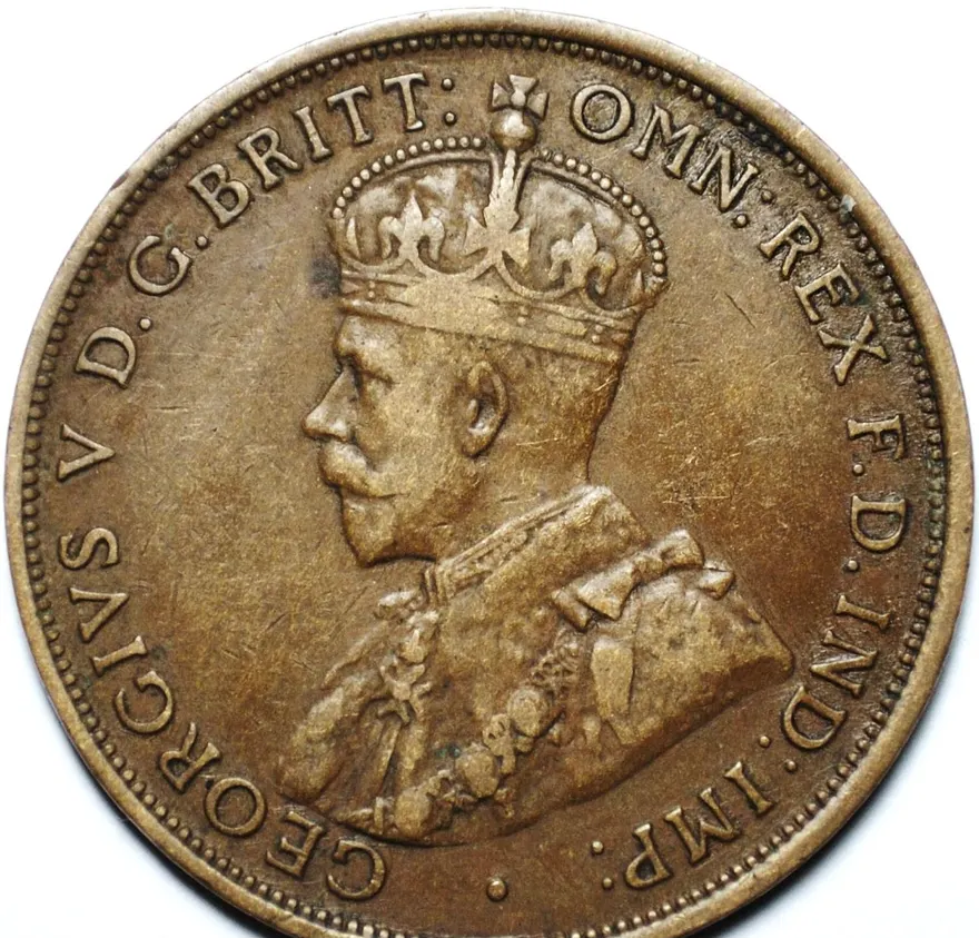 Австралия 1 пенни (penny) 1915   без обозначения монетного двора