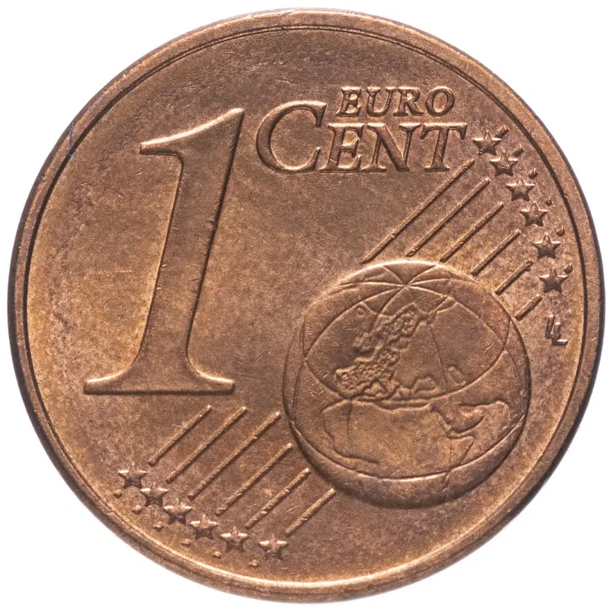 Австрия 1 цент (cent) 2002-2019, реверс
