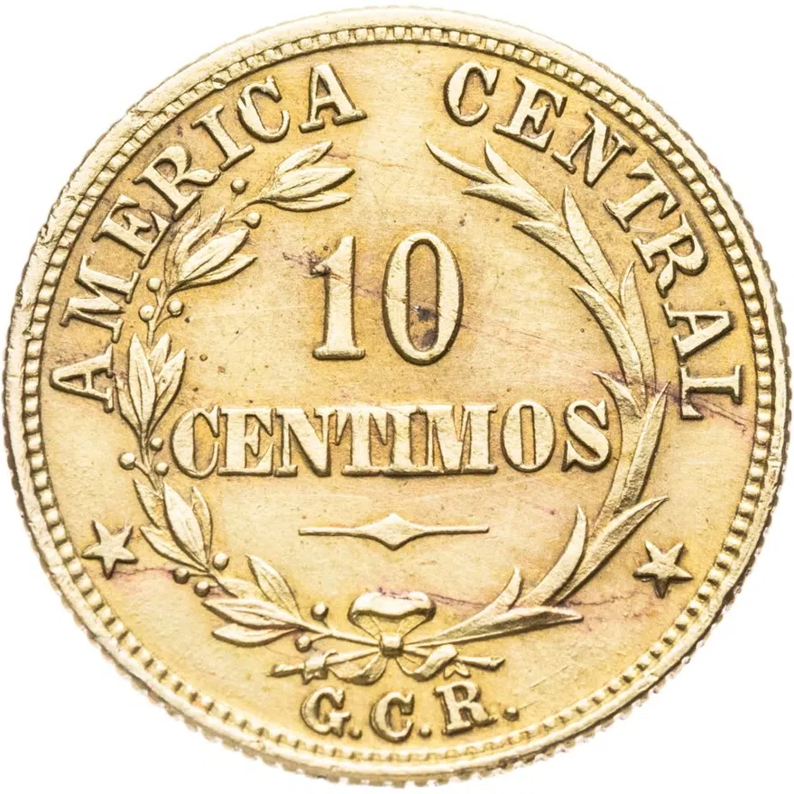 Коста-Рика 10 сентимо (centimos) 1941, аверс