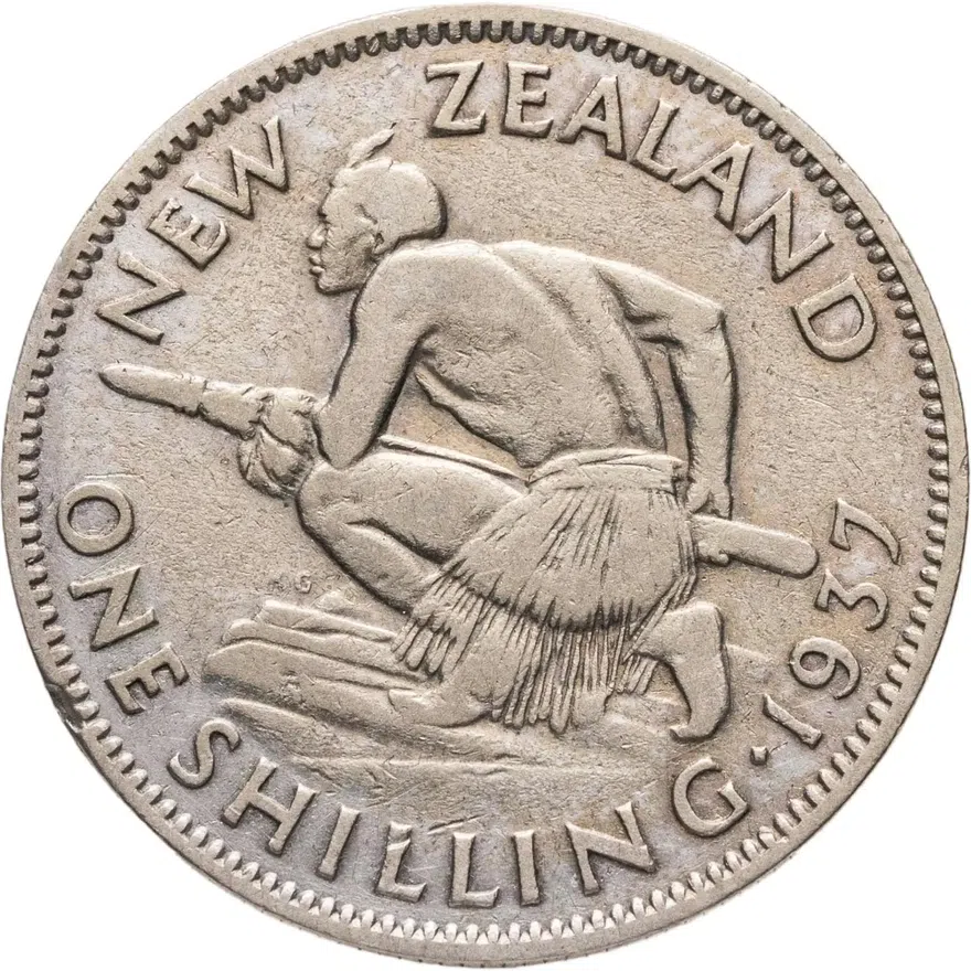 Новая Зеландия 1 шиллинг (shilling) 1937