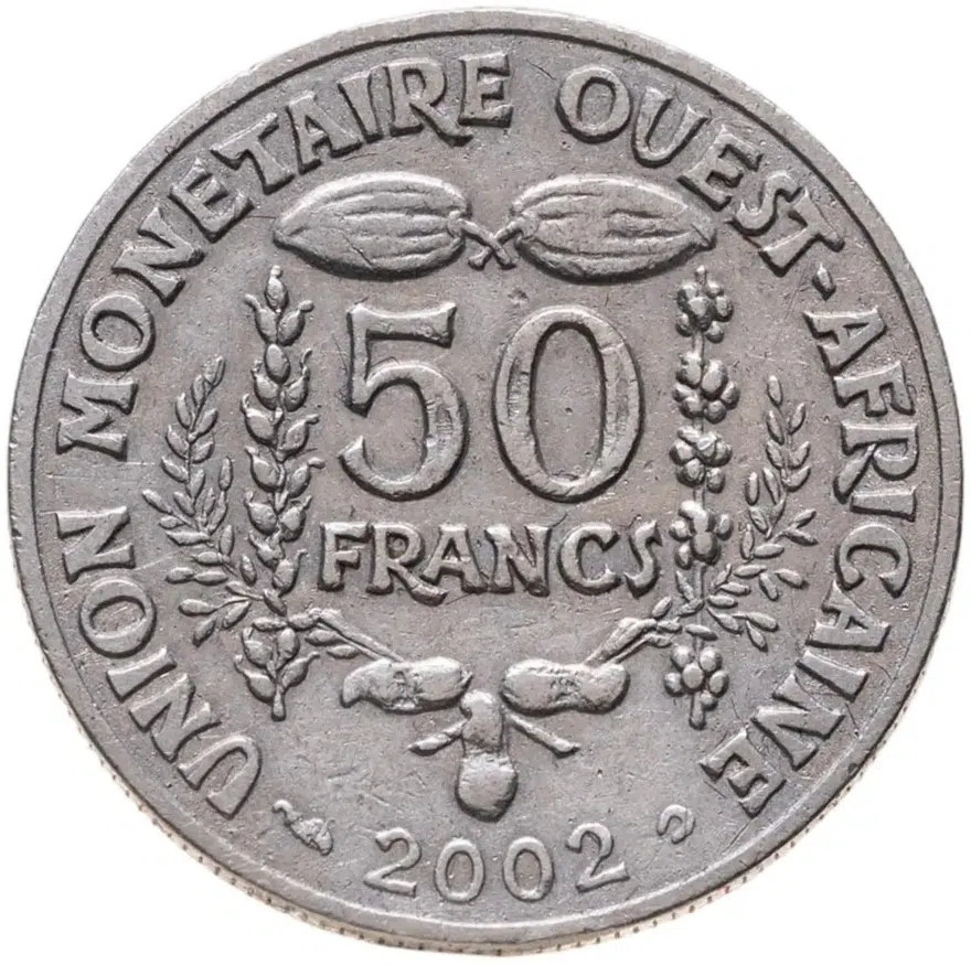Западная Африка (BCEAO) 50 франков (francs) 2002