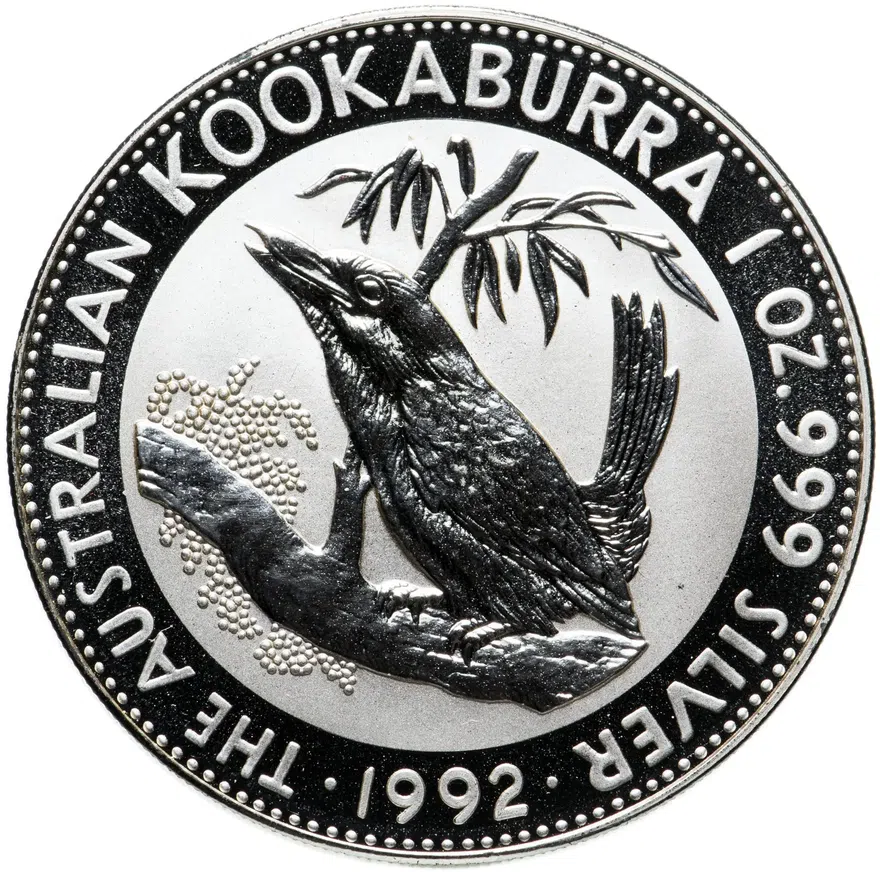 Австралия 1 доллар 1992 "Австралийская Кукабарра"