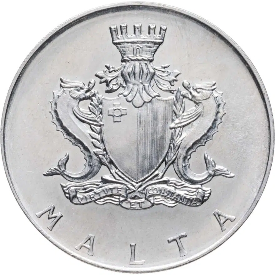 Мальта 2 лиры (liri) 1972  Форт Сант-Анджело