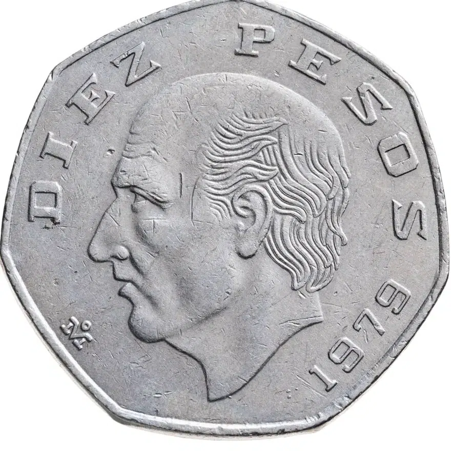 Мексика 10 песо (pesos) 1979